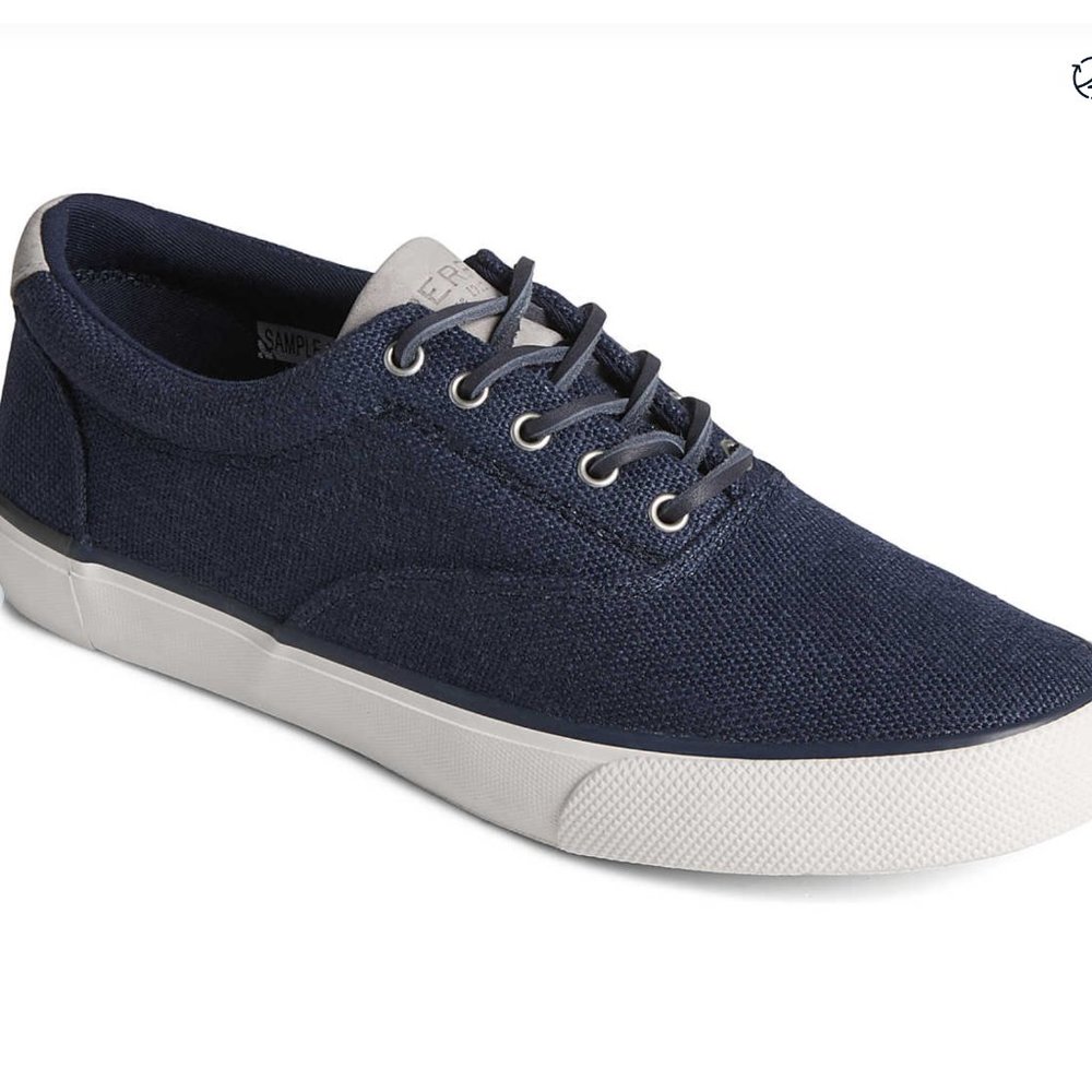 Sperry SeaCycled™ Striper II CVO Baja Sneaker, Navy, Mens 10.5